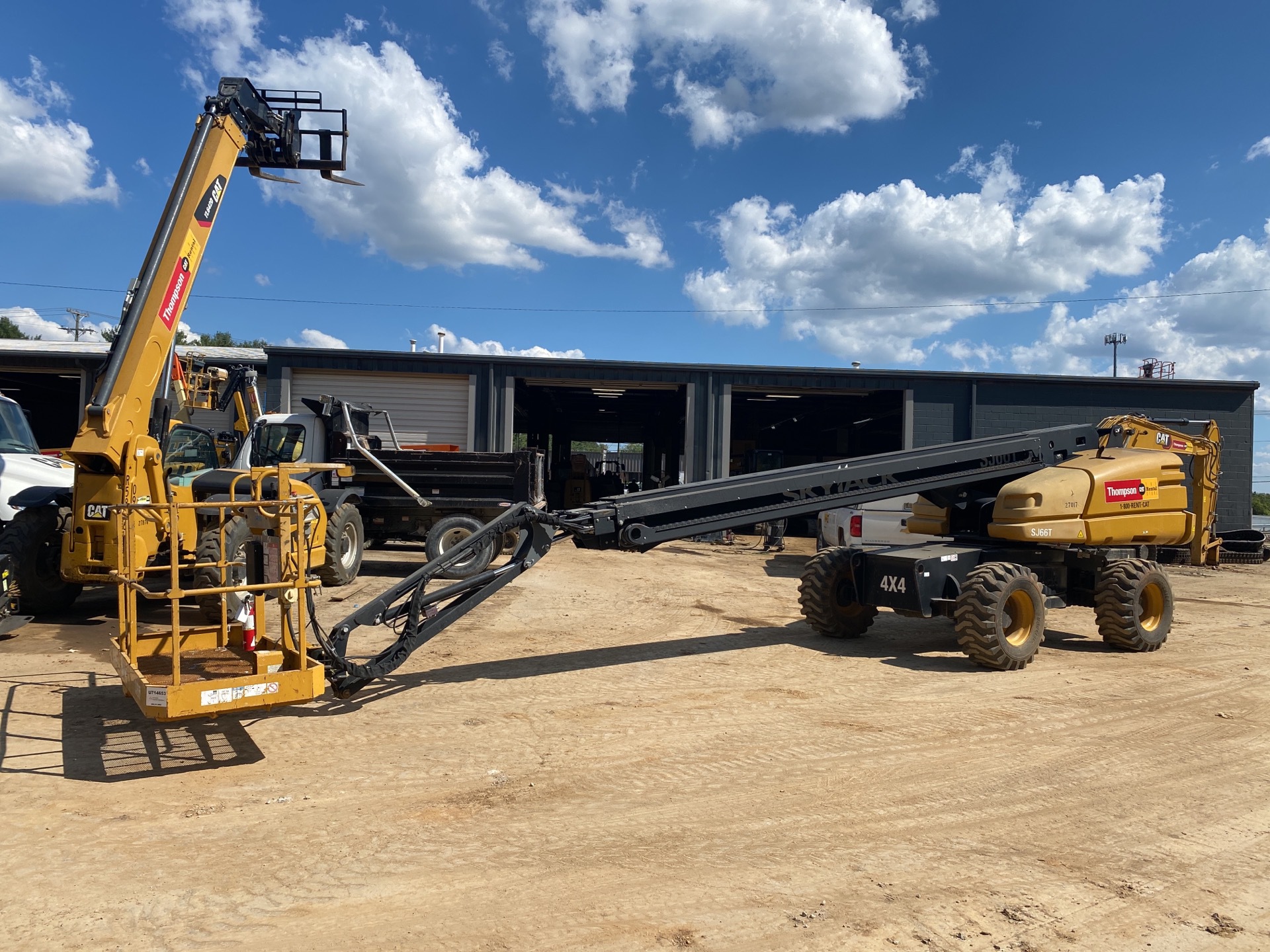 2017 Skyjack SJ66T 4WD Diesel Telescopic Boom Lift