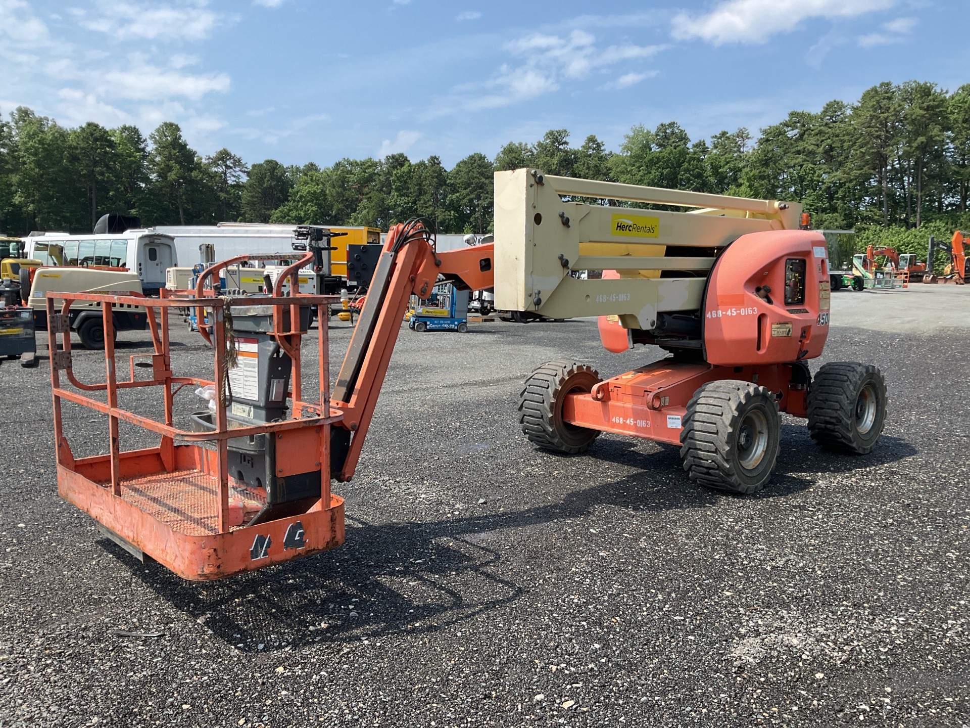 2012 JLG 450 AJ Series II 4WD Diesel Articulating Boom Lift