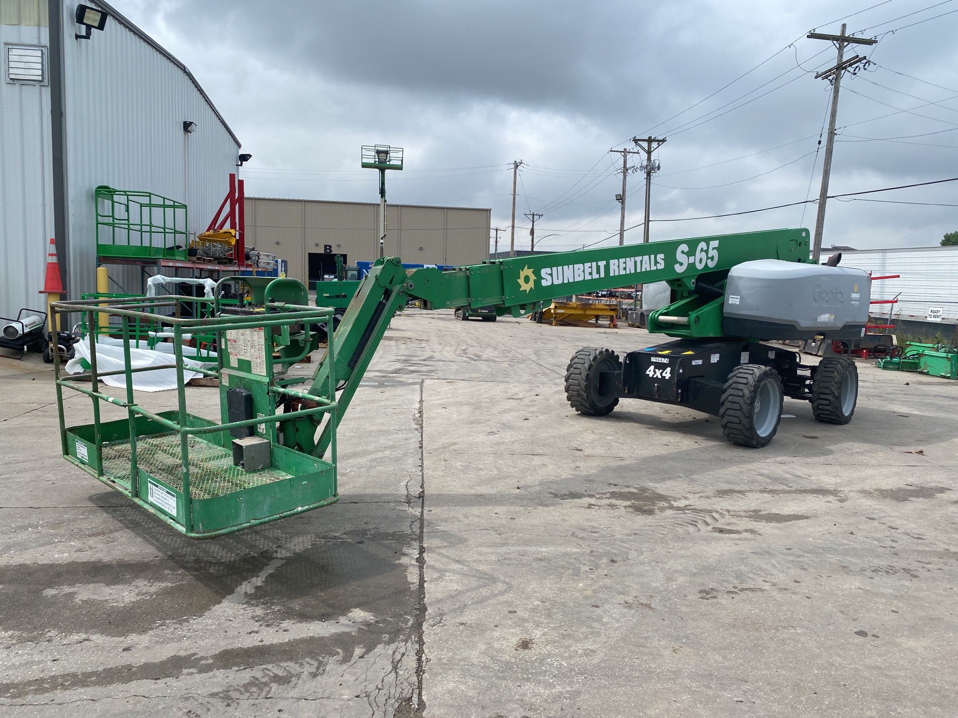 2016 Genie S-65 4WD Diesel 65 ft Telescopic Boom Lift