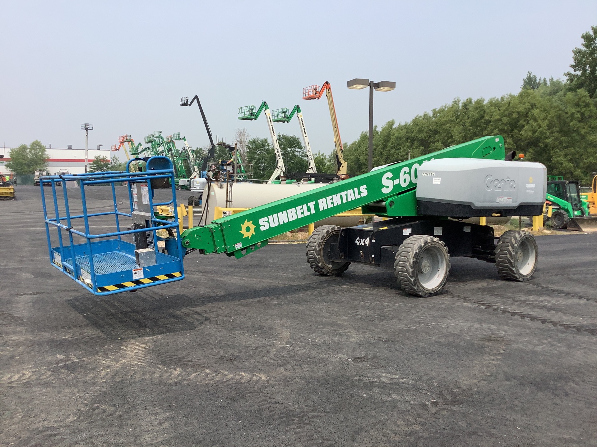 2016 Genie S-60X 4WD Diesel Telescopic Boom Lift